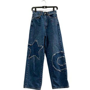 Urban Outfitters BDG Skylar High-Waisted Baggy Jean - Celestial Blue Size 24